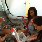 London Keyes in 'Girl Train 2'