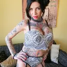 Megan Inky in 'Hot 'n Heavy DPs'