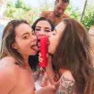 Megan Inky in 'Three Girls, Big Toys, Cock and Squirt'