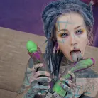 Anuskatzz in 'Double Anal Threesome!'