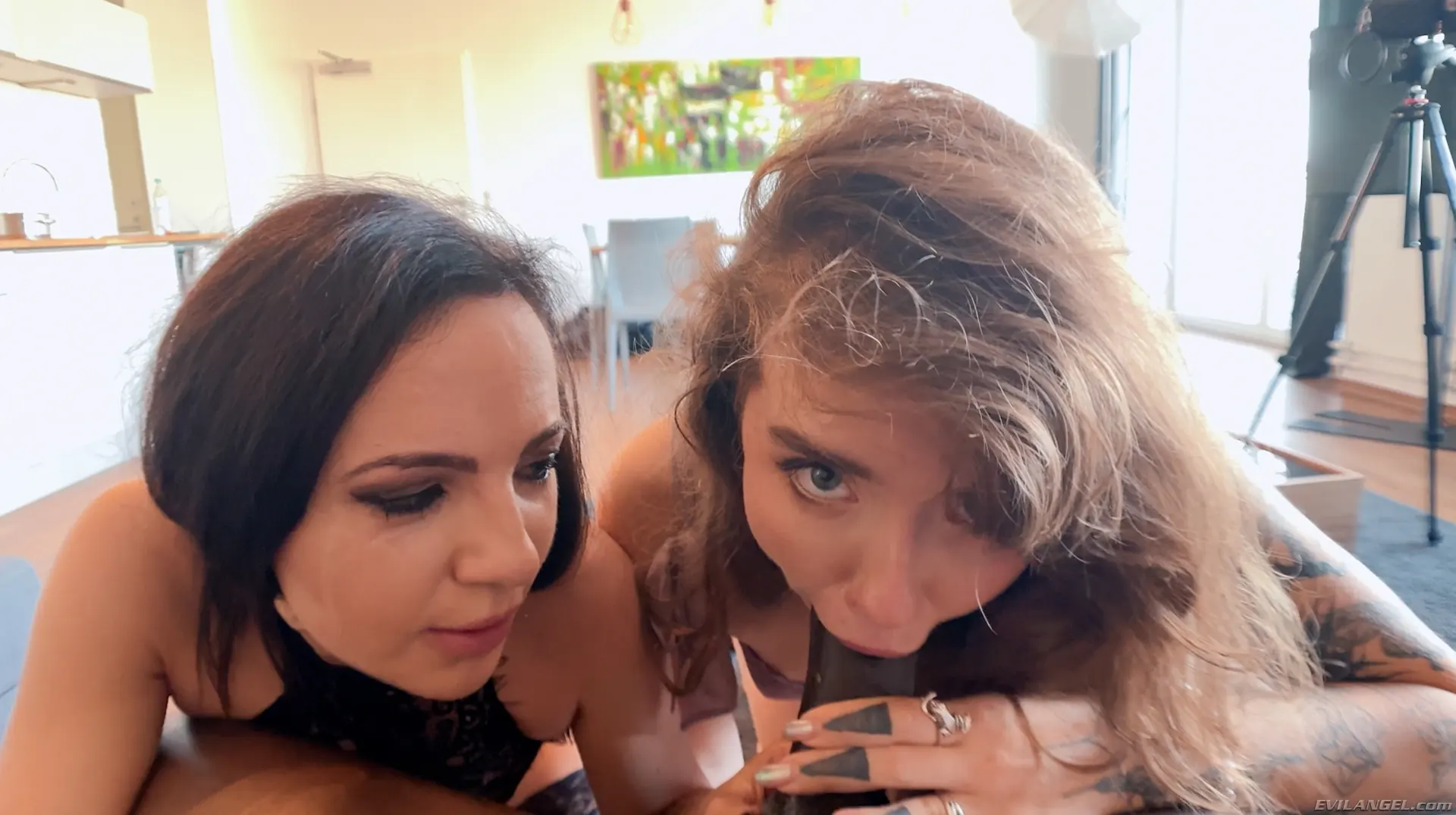 Kristy Black - KRISTY and EDEN Deepthroat BJ 3-Way | Picture (14)