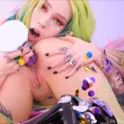 Purple Bitch in 'Sex Lesbian Party With Purple Bitch'