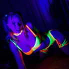 Scarlet Chase in 'Neon Night Rider'